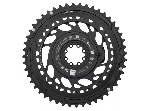 Medidor De Potencia De Plato Sram Red/force Etap Axs 50/37d 12v Dm Polar Grey