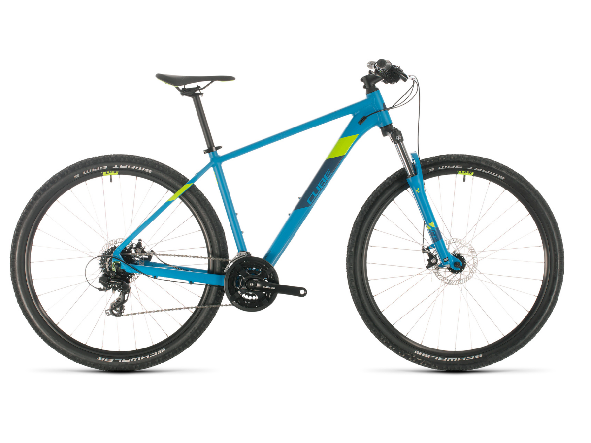 Bicicleta Mountain Bike Mtb Rodado 29 Cube Aim 2020 Blue Green