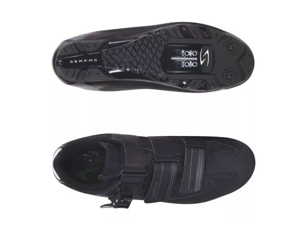 zapatillas automaticas con trabas de ciclismo mtb serfas switchback