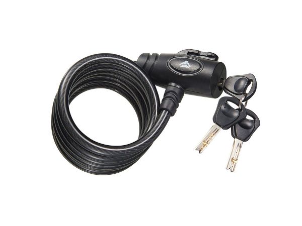 Candado De Seguridad Merida Cable Con Bloqueo Por Llave 120cm