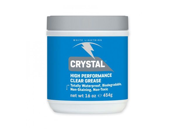 Grasa White Lightning Crystal Clear 1lb - 454 G