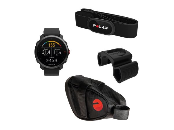 Reloj Polar Grit X Gps Black M/l + Kit Ciclismo