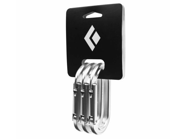 Mosqueton Black Diamond Oval Keylock X1 Unidad