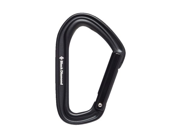 Mosqueton Black Diamond Hotforge Straight Carabiner Black