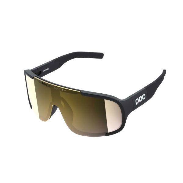 Anteojos Poc Aspire Clarity Aspire Clarity - Uranium Black - Gold Mirror