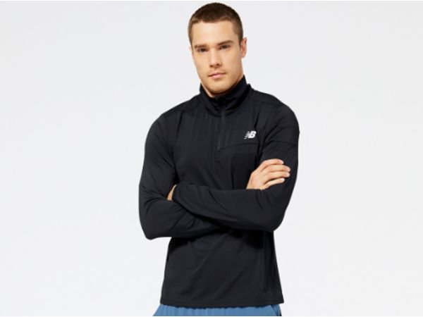 Buzo New Balance Accelerate Half Zip Hombre