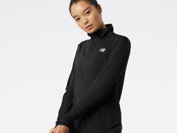 Buzo New Balance Accelerate Half Zip Mujer