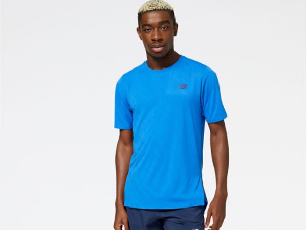 Remera New Balance Q Speed Jacquard Hombre