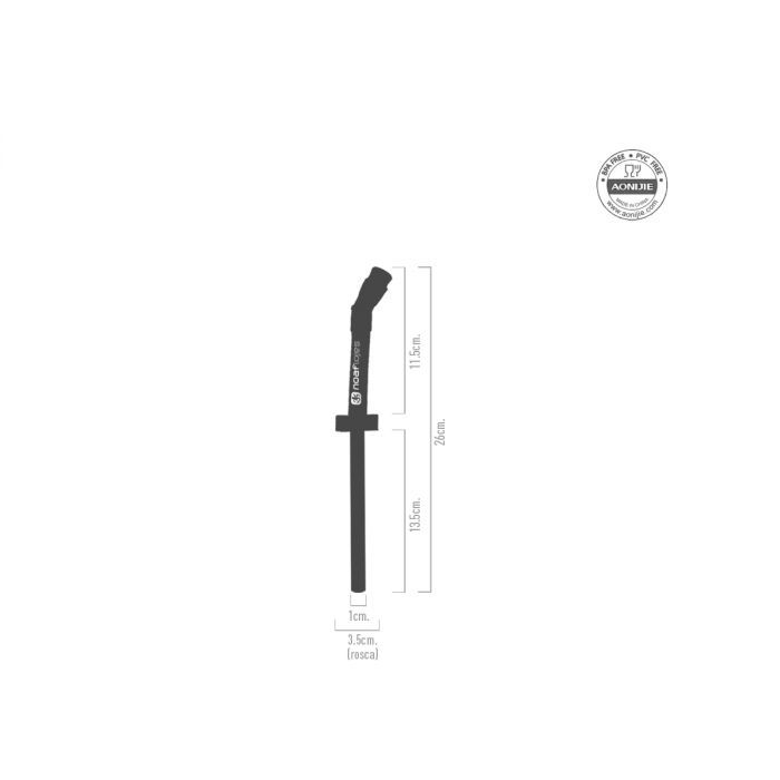 Bombilla Pico Extensor Soft Flask Noaf Para Sachets 500cc.