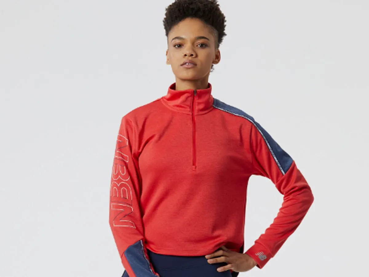 Buzo Medio Cierre New Balance Accelerate Pacer Half Zip Mujer Tienda Online de Ciclismo Running y Outdoors