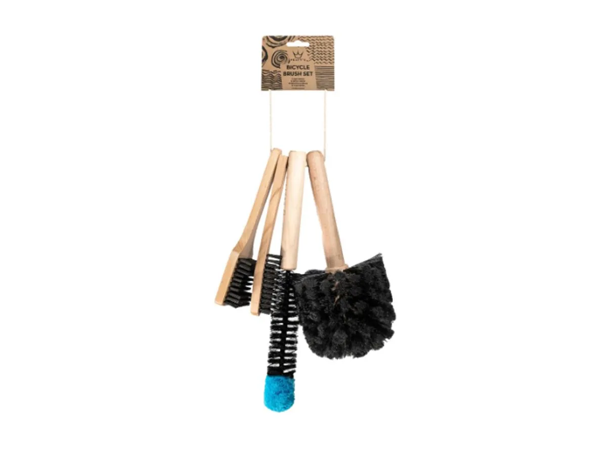Kit Juego Cepillos Limpieza Bicicleta Peatys Brush Set X 4