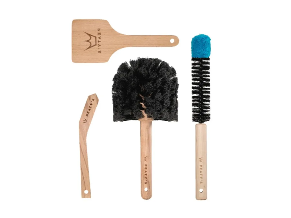 Kit Juego Cepillos Limpieza Bicicleta Peatys Brush Set X 4