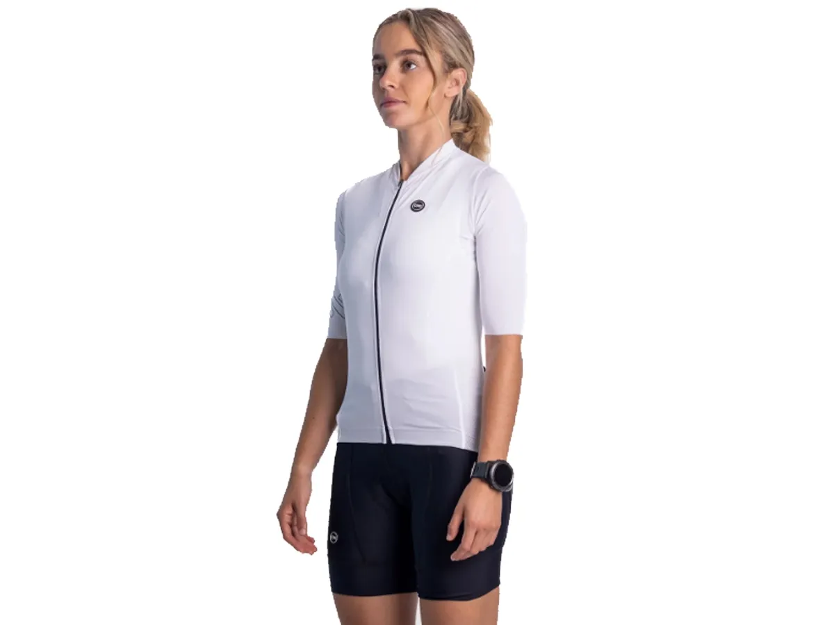 Jersey Ciclismo Oxx Alpes Total White Slim Fit Mujer