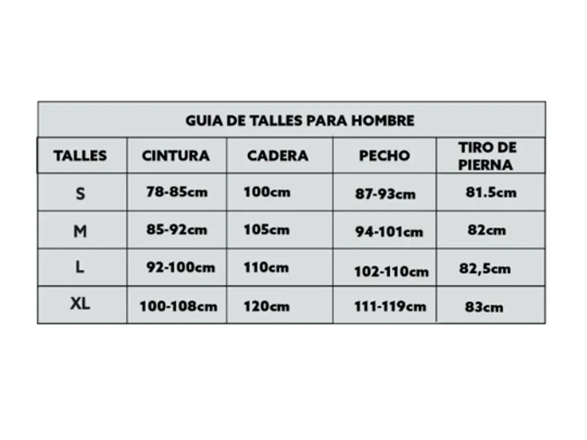 Short Peak Trail+calza Oxx Total Black Hombre