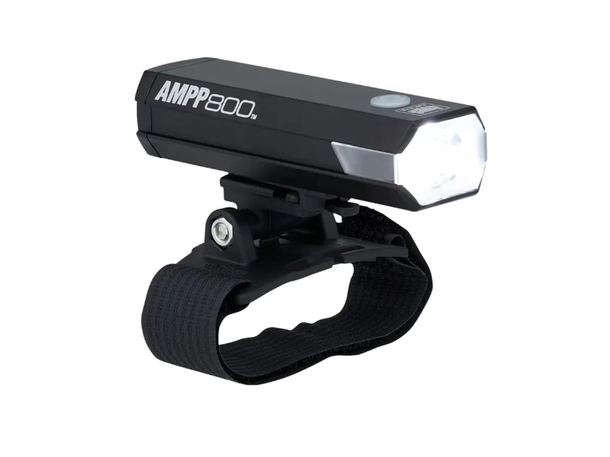 Luz Delantera Cateye Ampp-800 Recargable C/ Soporte Para Cascos