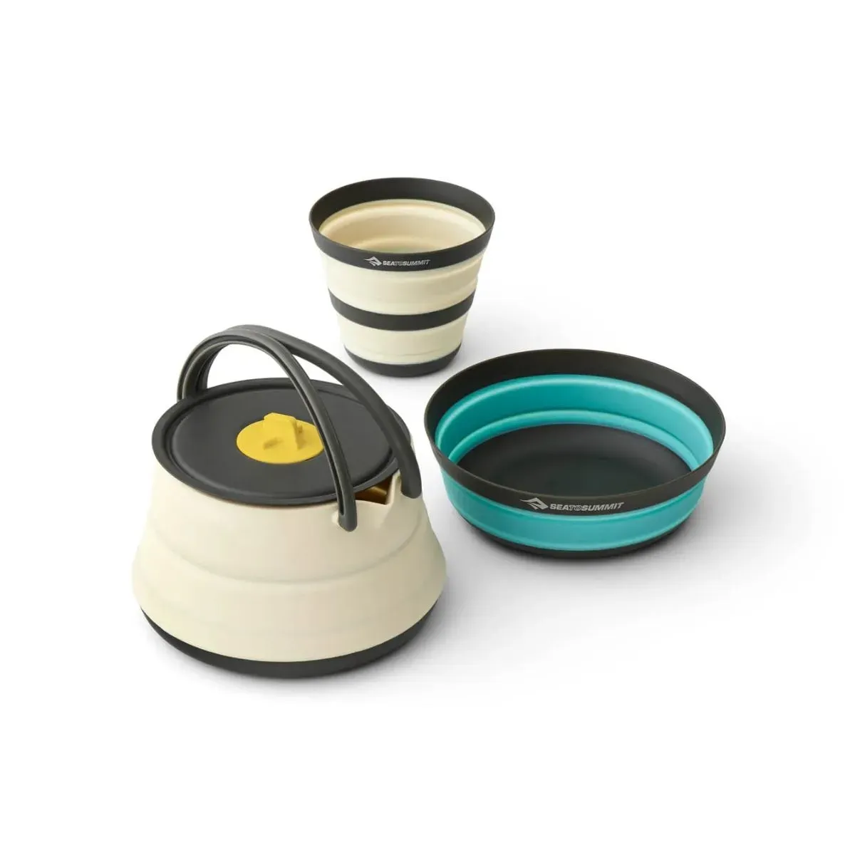 Set Camping Sea To Summit Plegable Ultraliviano Frontier Pava Bowl Vaso 3 Piezas