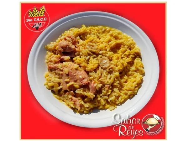 Comida Termoestabilizada Sabor De Reyes Risotto A La Italiana Con Pollo Y Champiñones Libre De Gluten