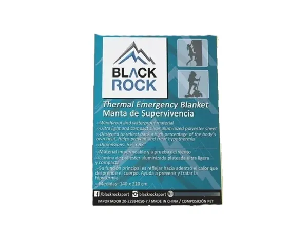 Manta Térmica De Supervivencia Black Rock
