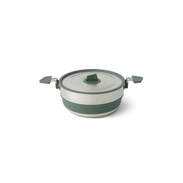 Olla Plegable Sea To Summit De Acero Inoxidable Detour 3l