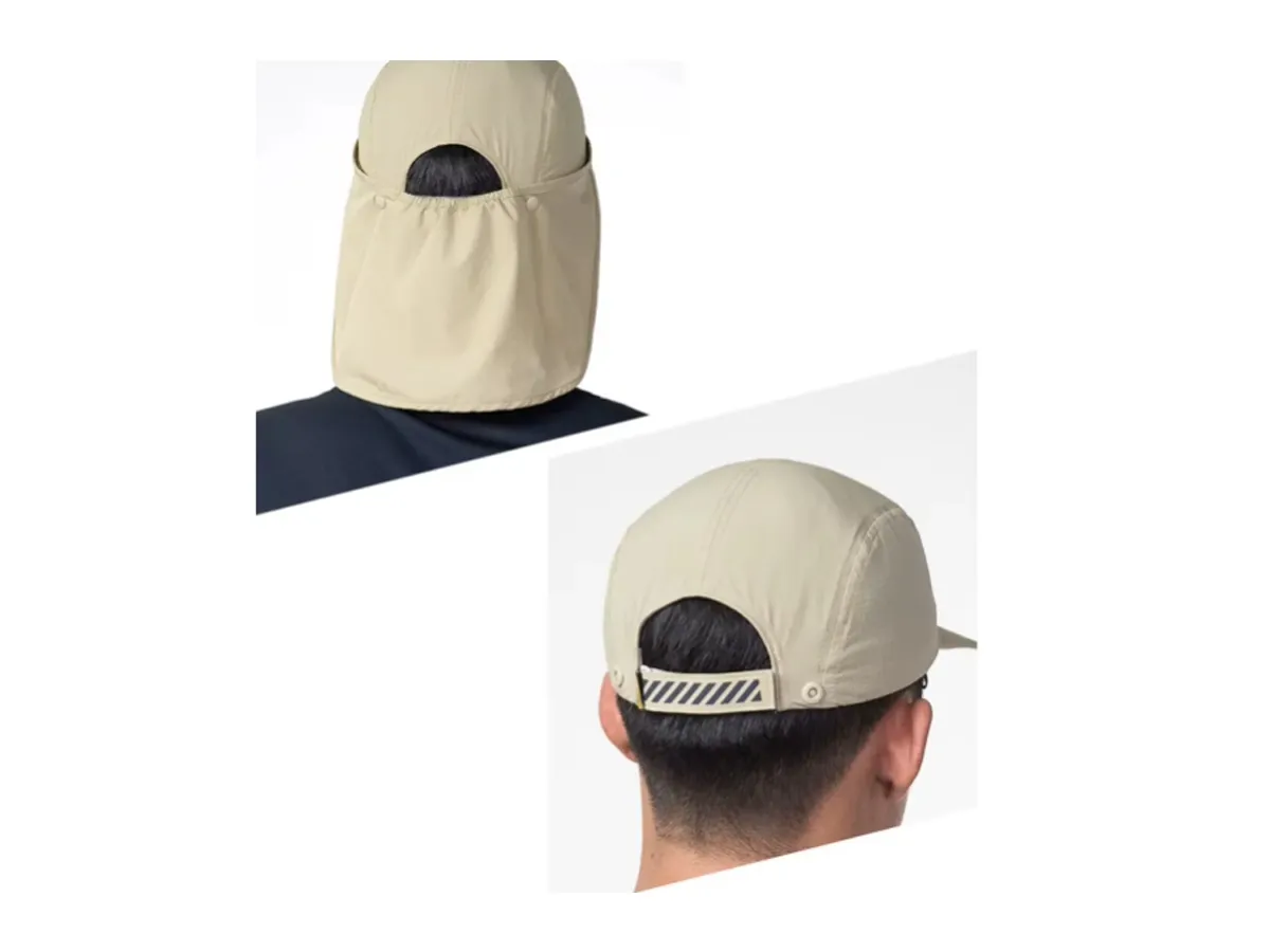 Gorra Con Protector De Nuca Removible Aonijie