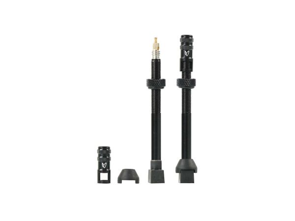 Válvulas Effetto Mariposa Kit Tubeless 70mm Black Xpar