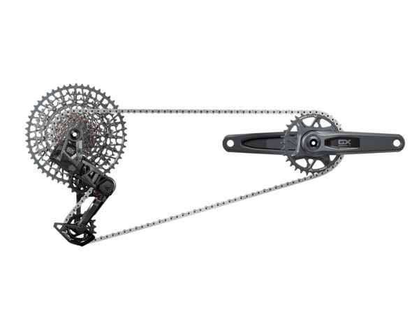 Grupo Mtb Sram Gx Eagle T-type Axs 12v 10-52d 170mm Dub 32d