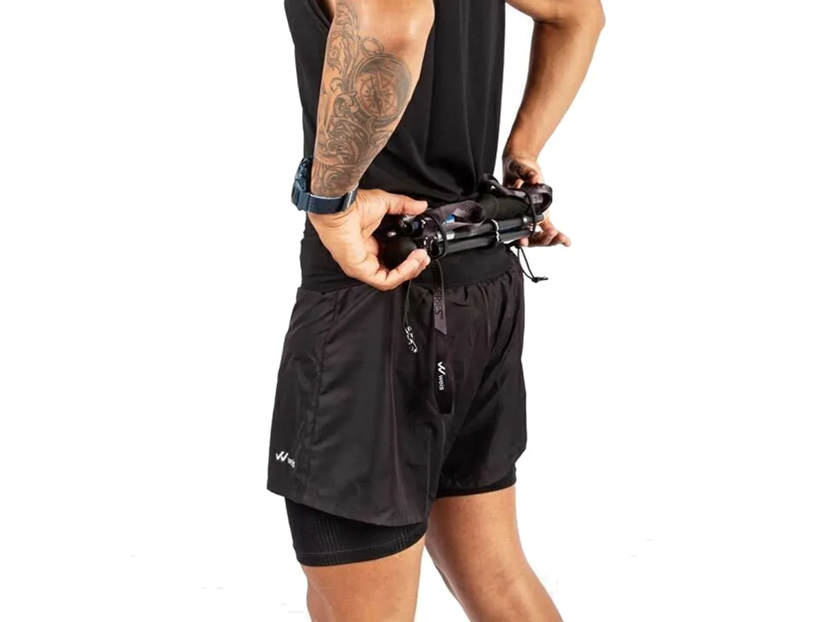 Short Con Calza Y Faja Portabastones Weis Zeph 3x1 Hombre