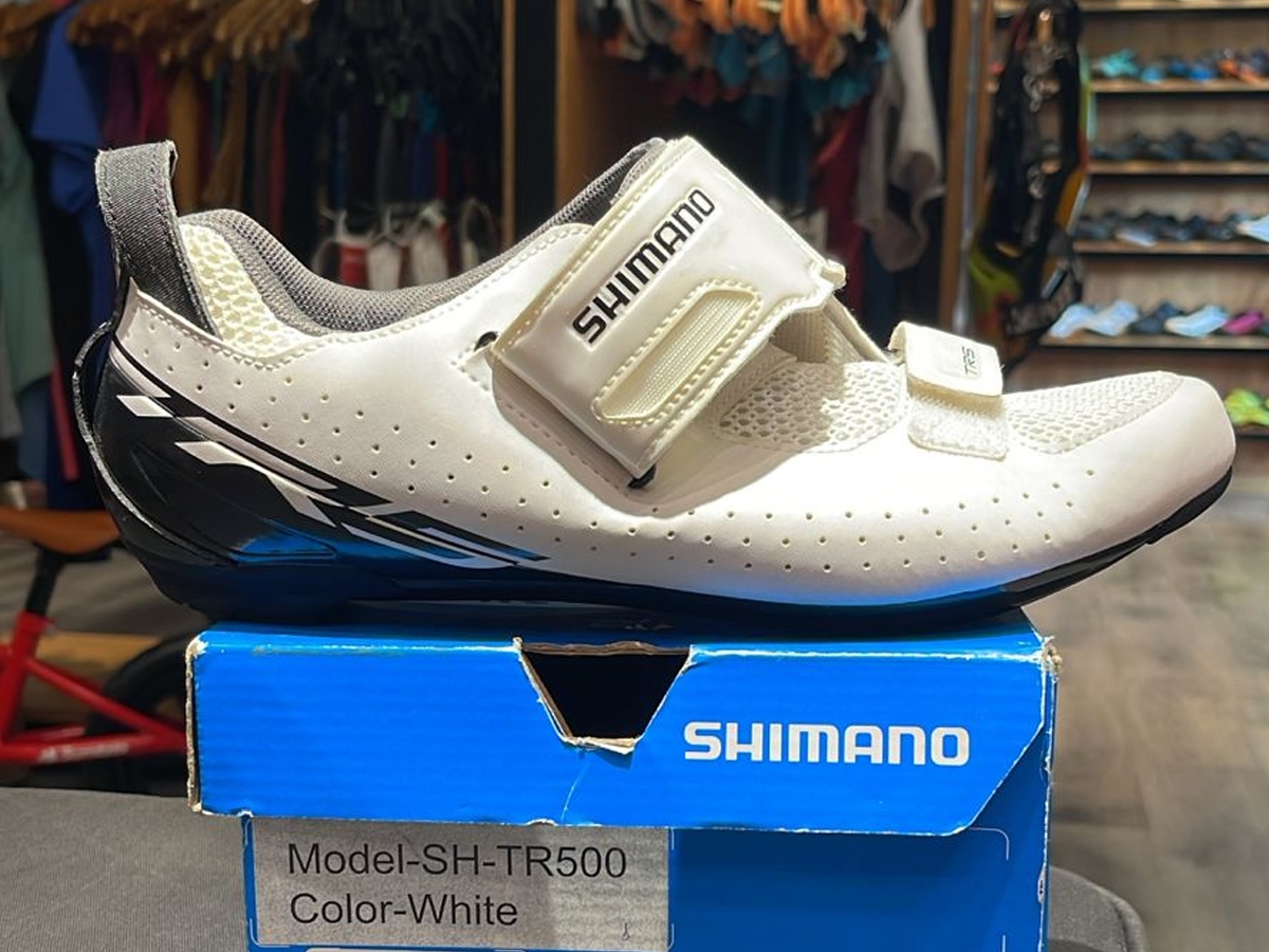 Zapatillas De Ciclismo Triatlón Shimano Tr500 Talle 43-44 (leer Descripción)