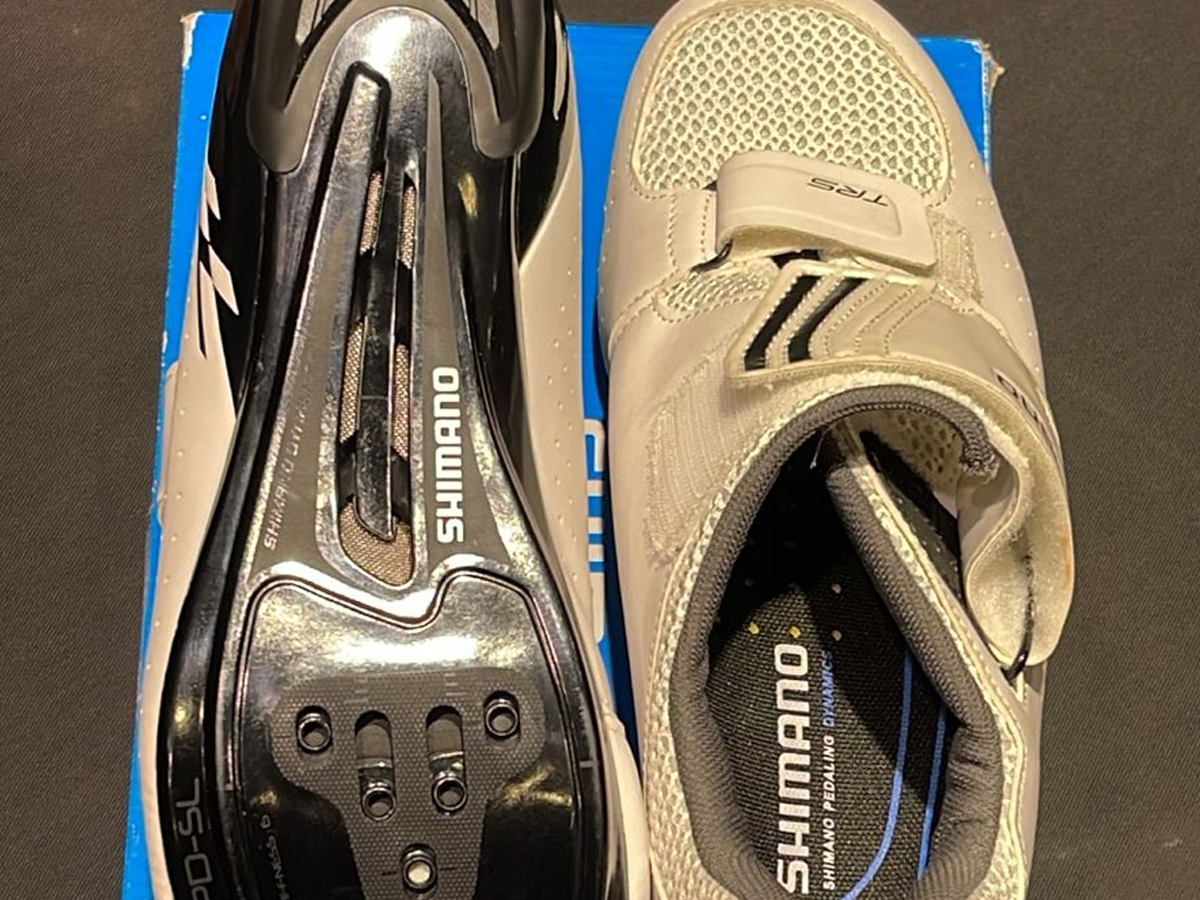 Zapatillas De Ciclismo Triatlón Shimano Tr500 Talle 43-44 (leer Descripción)