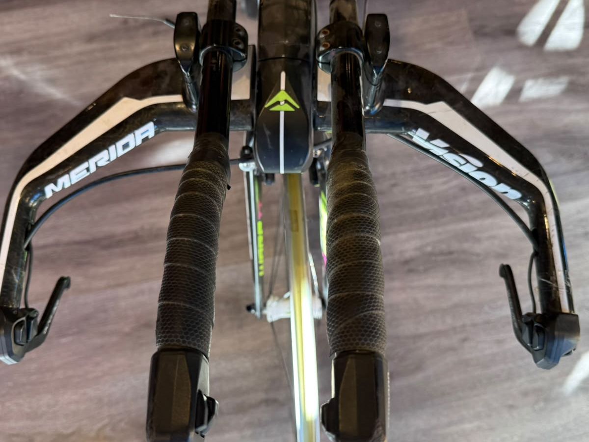 Mérida Warp Tt Talle M Con Grupo Dura Ace 2x11 Di2 Ruedas Fulcrum Carbono Perfil 80mm Usada