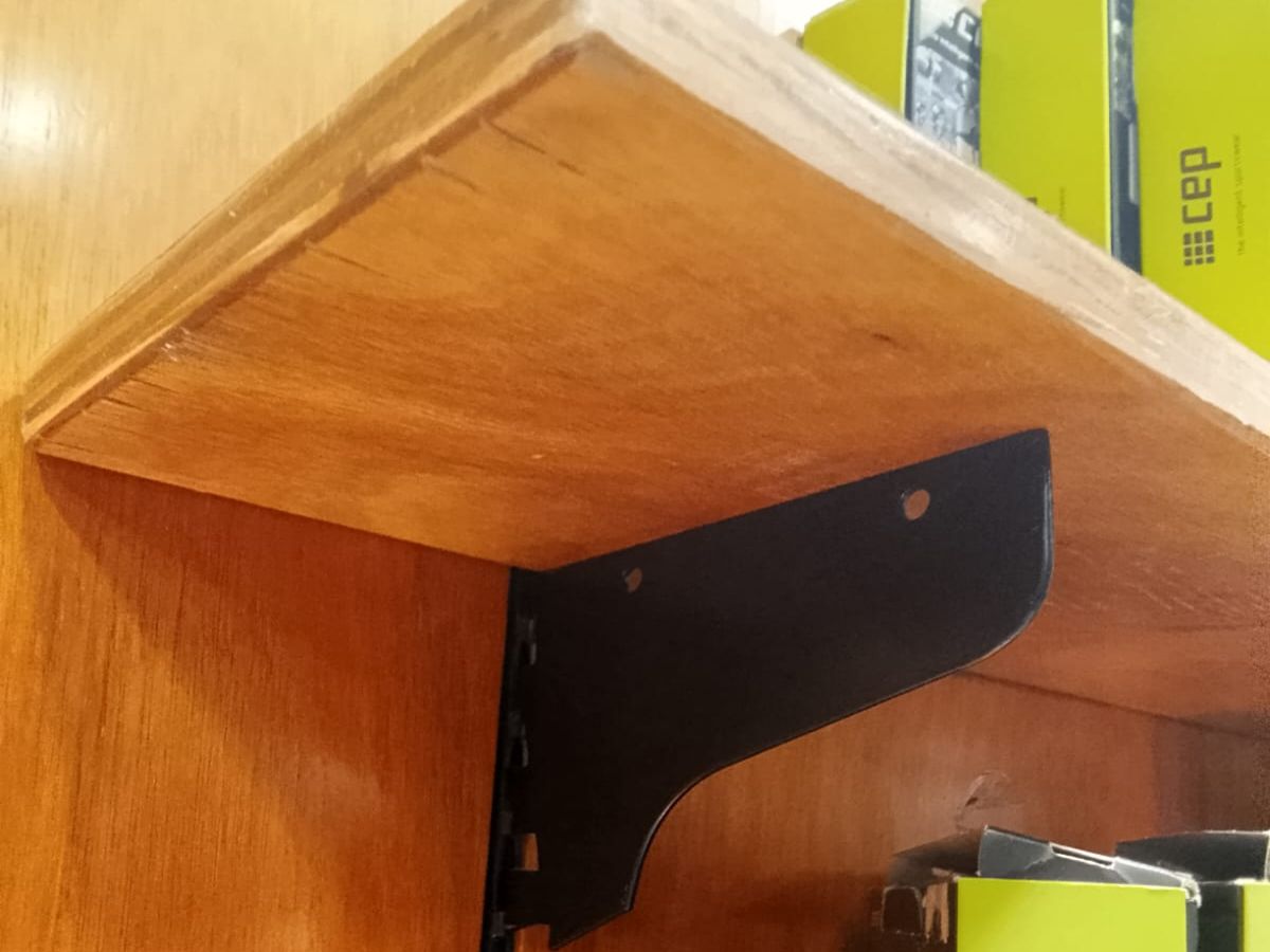 Mueble Modular Base Y Pared Desarmable Con Rieles Para Repisas 70x120x200