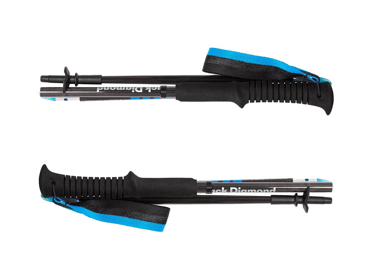 Bastoni Da Trekking Black Diamond Distance Carbon Z - Leggeri In Fibra Di Carbonio
