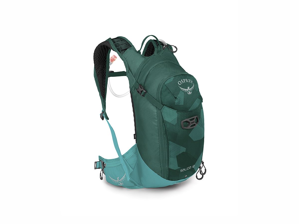 Mochila Osprey Ciclismo De Montaña Salida 12 + Reservorio 2.5 Lt