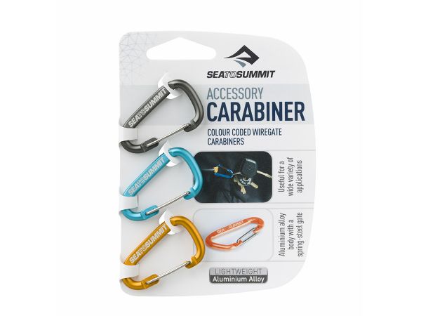 Set Mosquetones Sea To Summit Carabiner 3 Pcs